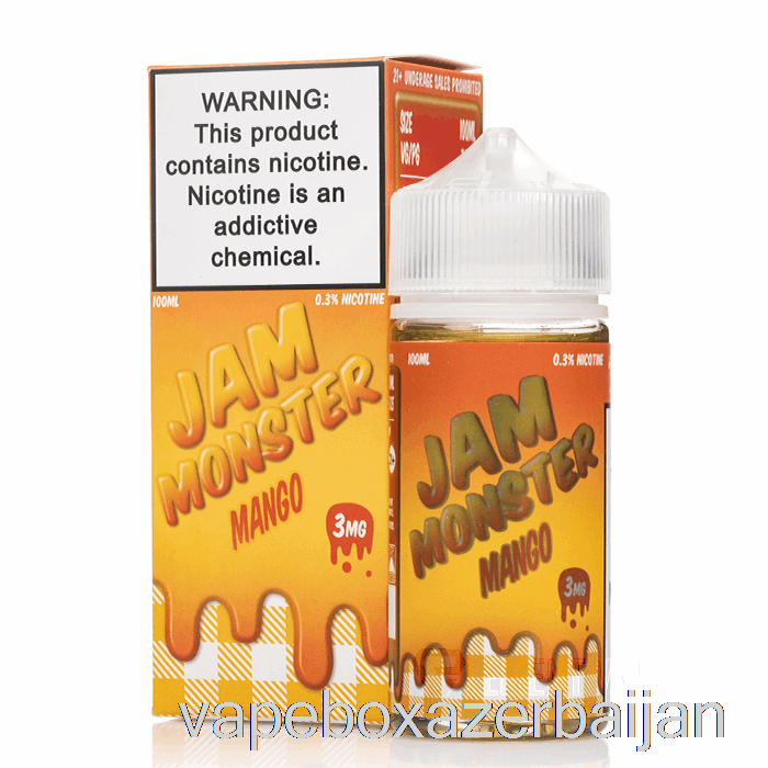 Vape Smoke Mango - Jam Monster Liquid - 100mL 3mg